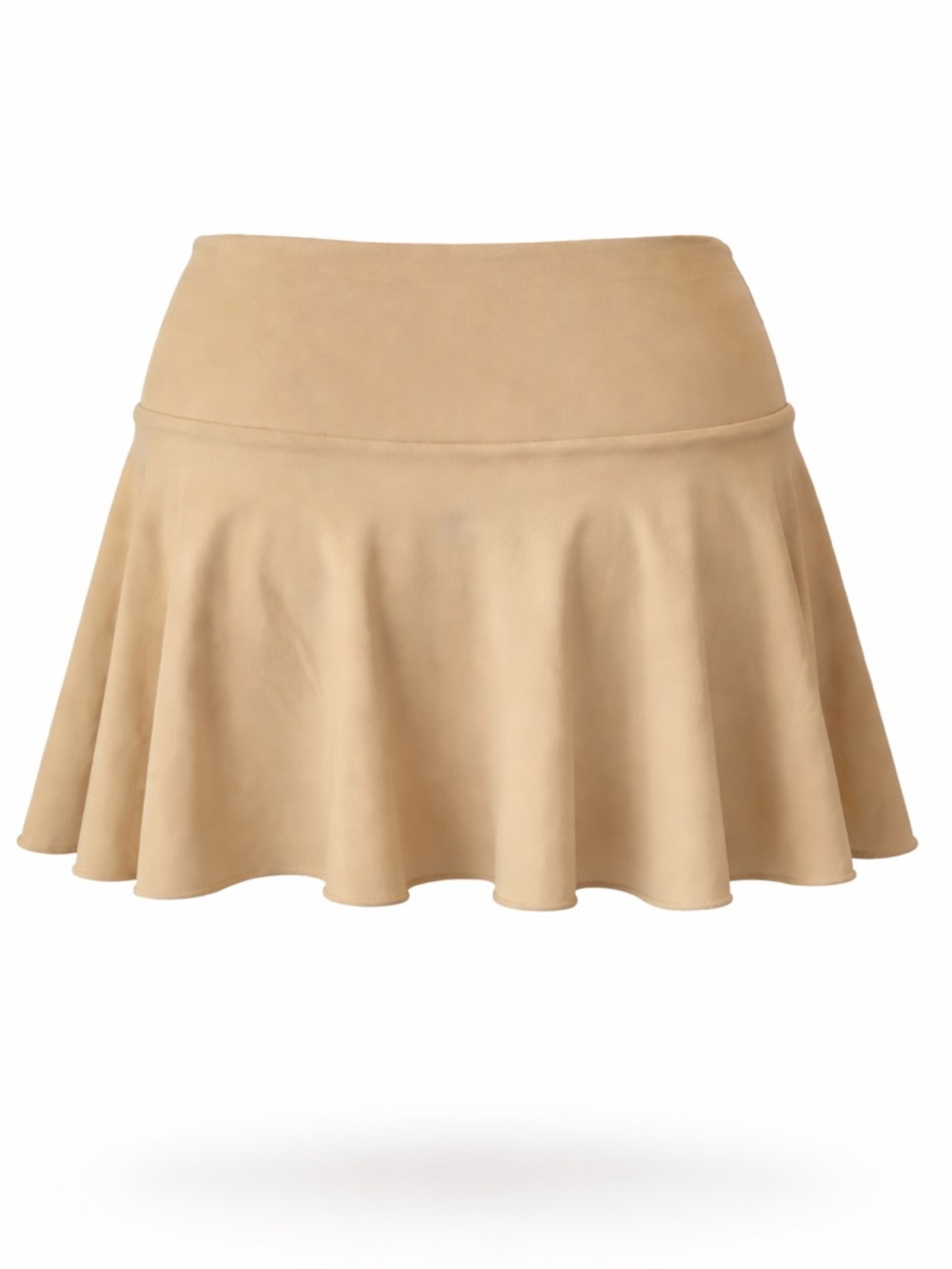TAN Skater Skirt 🤎 SIZE SMALL | High Waist Flowy Fit | NEW